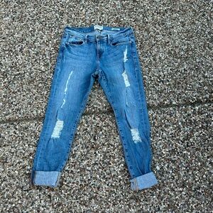 Frame distressed denim jeans.. Le Gargon